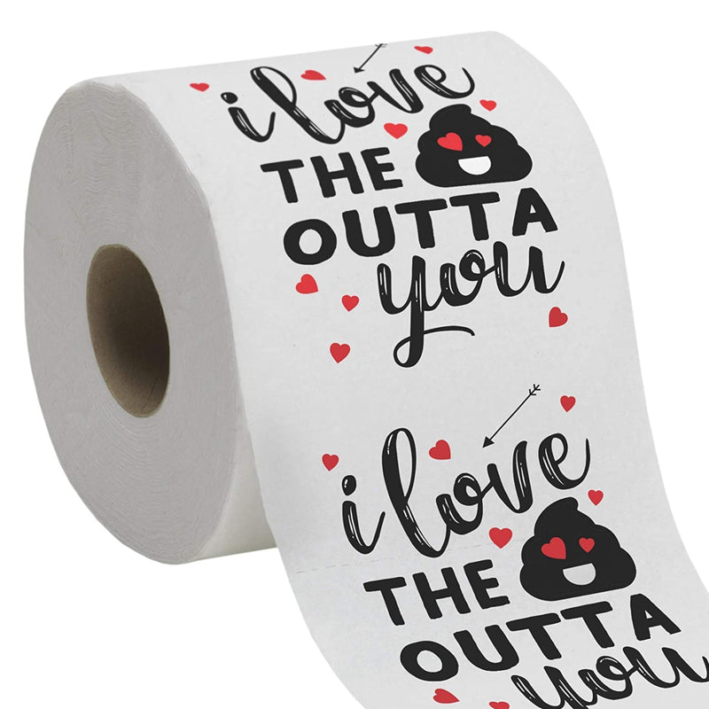 Funny Toilet Paper - Unique Bathroom Gag Gift, Custom Printed Toilet Paper Roll