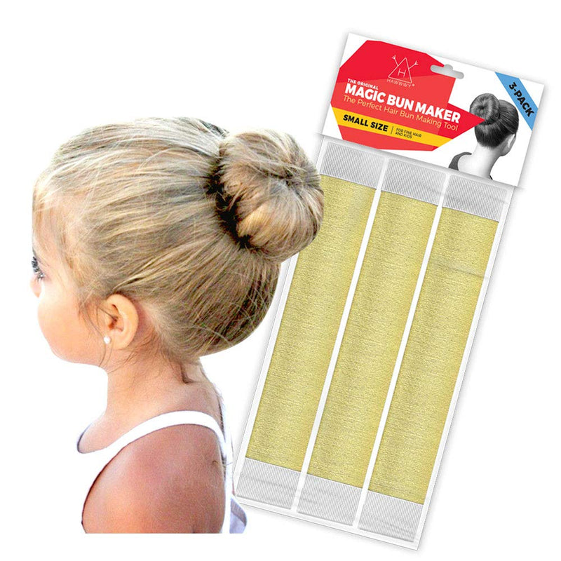 3 Piece Hair Bun Maker Perfect for Mini Buns or Thin Hair - Magic Bun