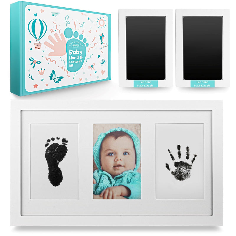 Baby Handprint And Footprint Set With Letters Baby Hand And Foot Plaster Cast