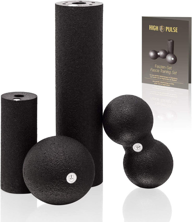 Fascia set including 2 x fascia ball, 1 x mini fascia roller, 1 x duo ball