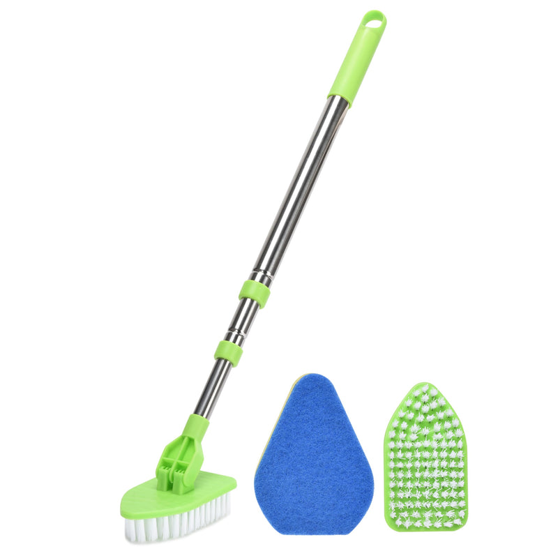 Bathroom Scrub Brush Cleaning Brush Head With Swivel