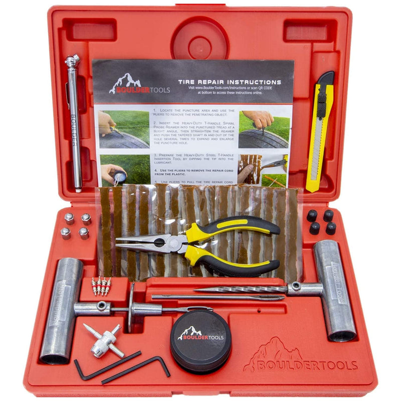 High-performance tire repair kit for cars, trucks, motorhomes, SUVs, Atvs