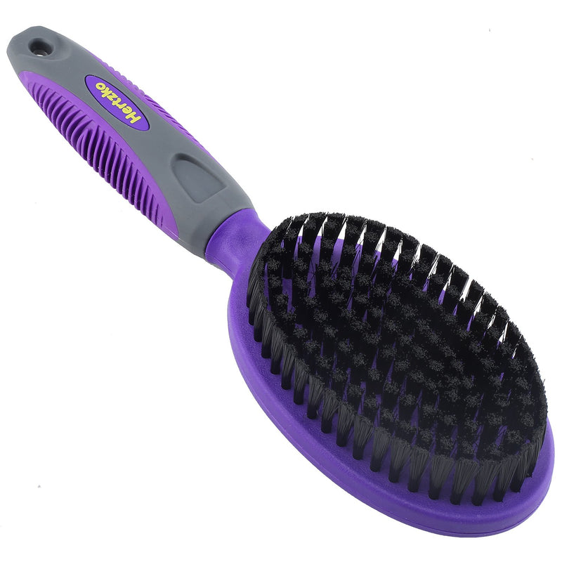 Bristle brush for dogs and cats with long or short hair - remove dense bristles