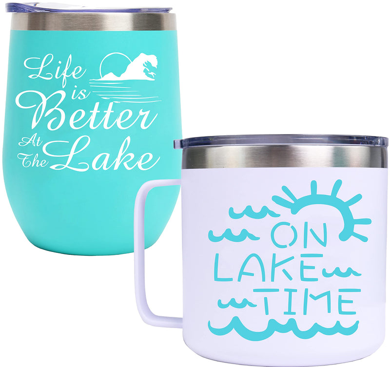 Lake Life, Lake Life Gifts, Lake Gifts, Christmas Gifts, Lake Time Tumblers Cup