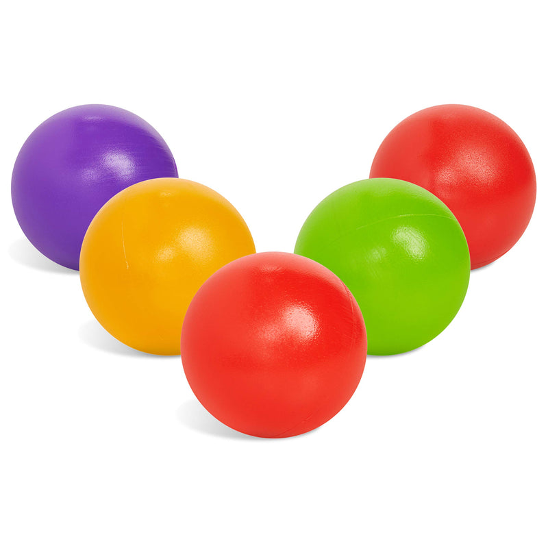 Set of 5 Multicolor Replacement Balls for Ball Popper Toys - Vibrant