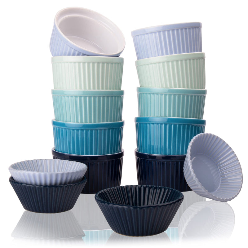 Souffl bowls and cupcake molds made of ceramic 10x souffle bowls 4x