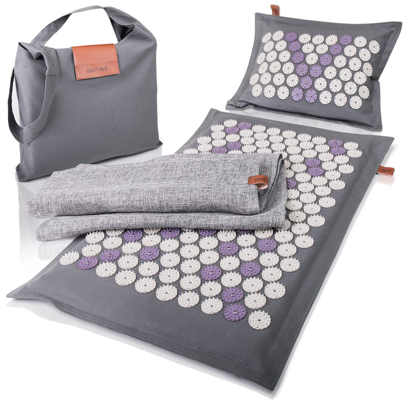 Eco Acupressure Set Including Bag Poster Acupressure Mat Pillow