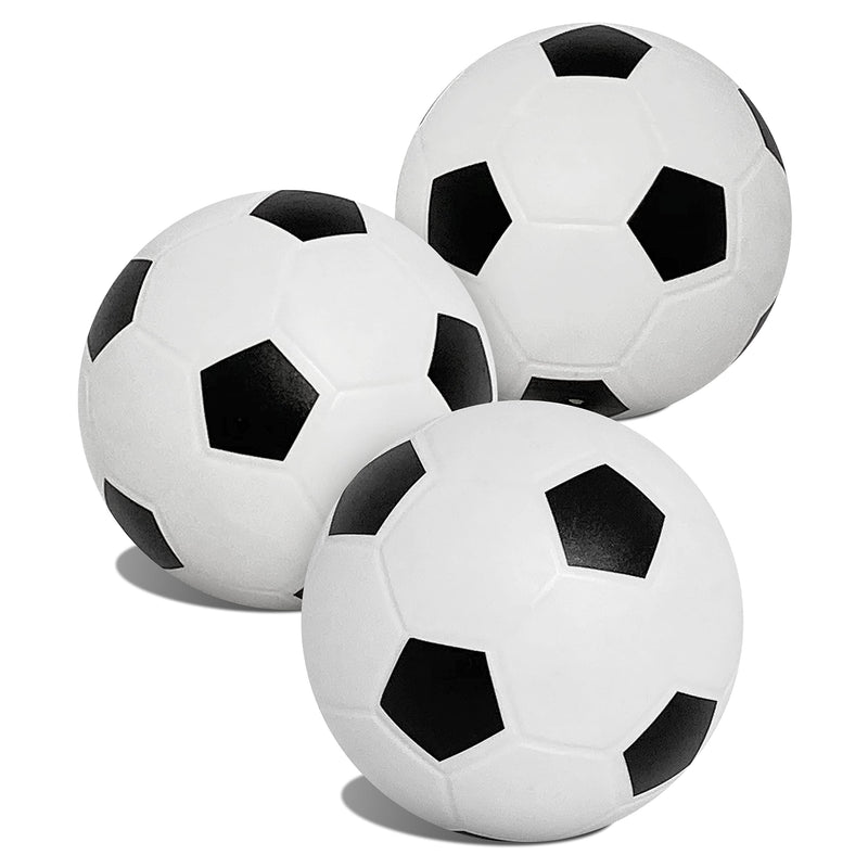 3 Pack Soft Mini Soccer Balls for Kids - Soccer Balls for Toddlers and Babies - Perfect