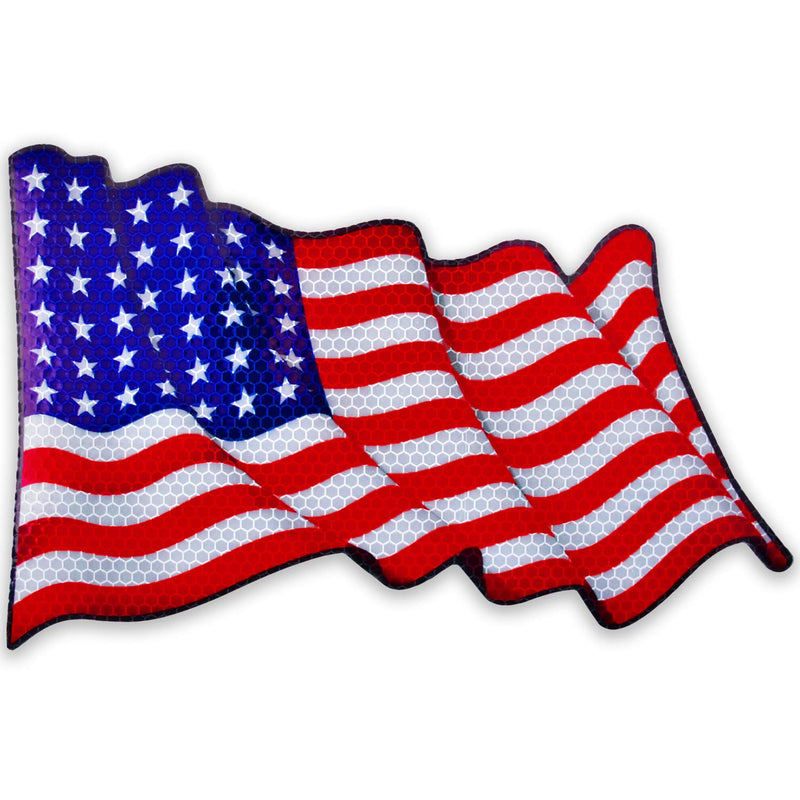 Signs, Reflective American Flag Car Magnet, 95" x 6" - Patriotic