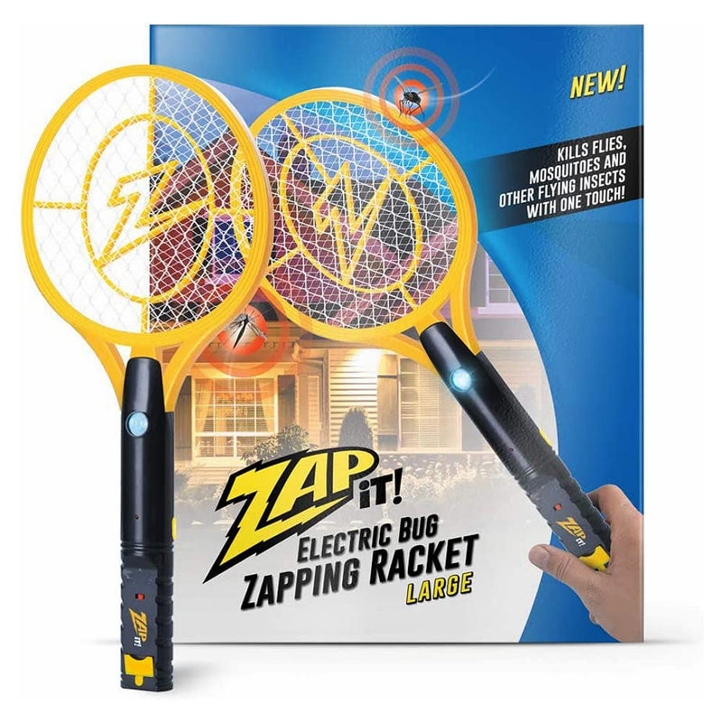 Zap It Pack of Two Electronic Fly Swatters Rechargeable via USB