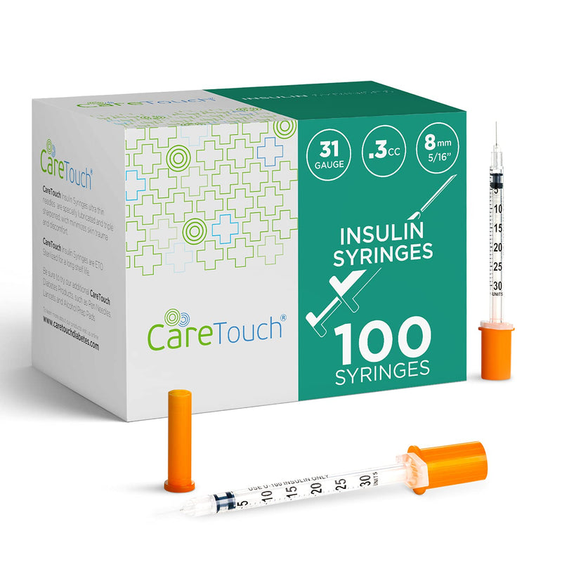 - Insulin Syringes - 31g 5/16" - 8mm 3cc - 31 gauge 5/16" syringe