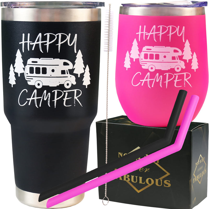 Happy Camper, Outdoor Camping Mug, Christmas Gifts, Camper Gifts