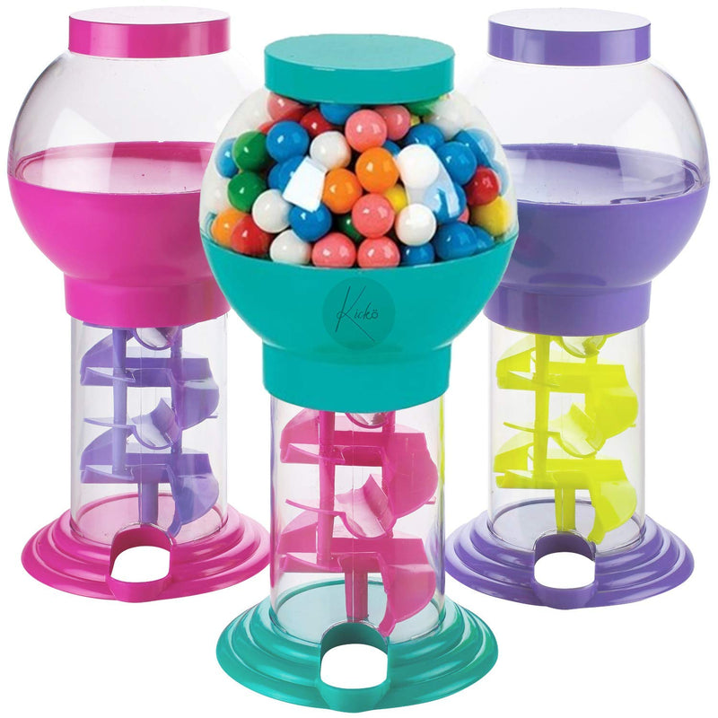 Spinning Gumball Machine - Bubble Gum Candy Dispenser for Kids - Party Favors