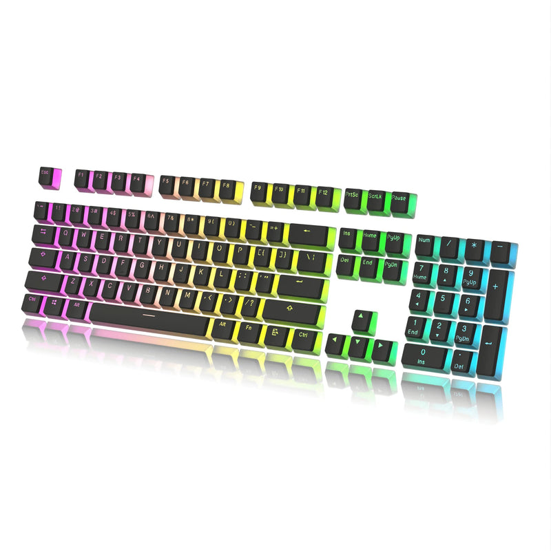 Pudding Keycaps Set Doubleshot Pbt Keycap Set 108 Keys Oem Profile