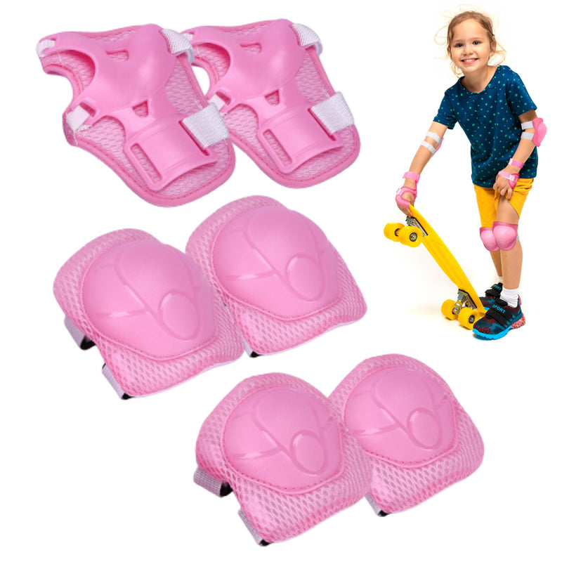 Rollerblade Pads for Older Kids - Knee Pads: 55", Elbow Pads: 49 x 43, Wrist