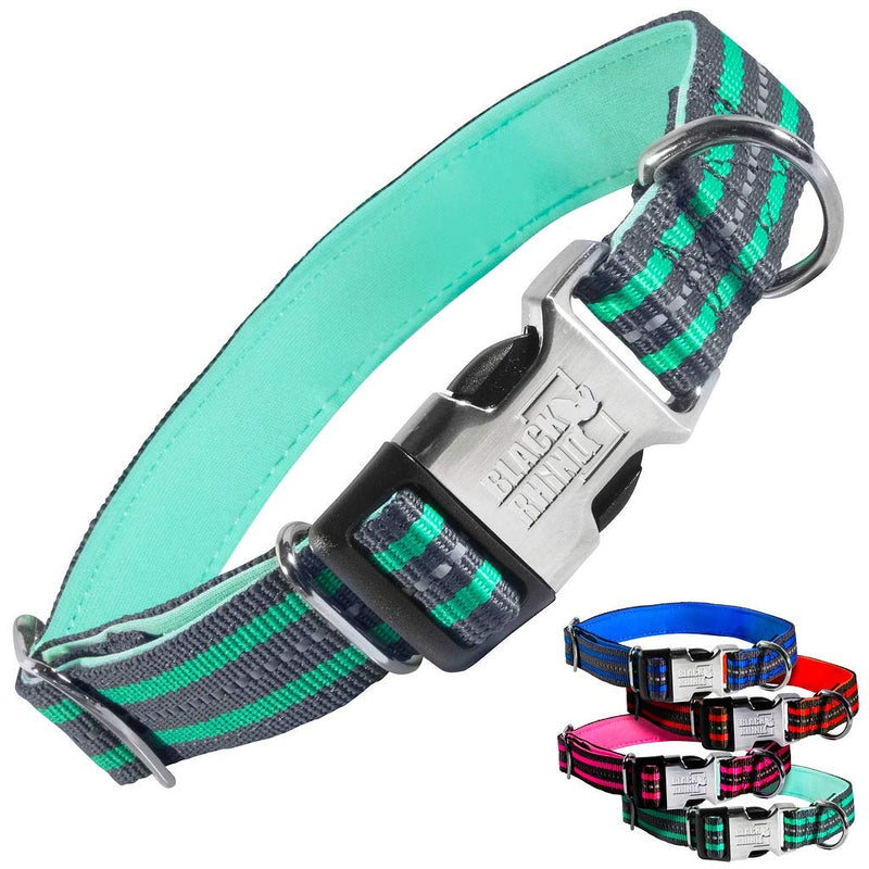 - The hybrid striped dog collar (large) for medium and large dog breeds with heavy use