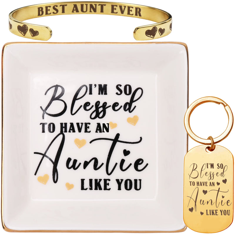 Aunt Jewelry Dish, Best Aunt Jewelry Dish, Christmas Gifts, Aunt Ring Dish,