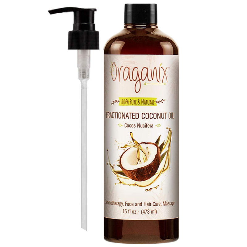 Fractionated Coconut Oil - 100% Pure and Natural (16 Ounce Bottle) - Carrier Oil