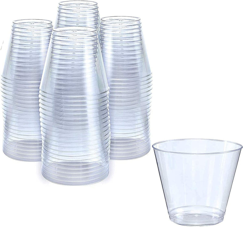 Small Clear Plastic Cup - 5 Ounce Plastic Cup - 200 Pack. Small plastic cups – hard