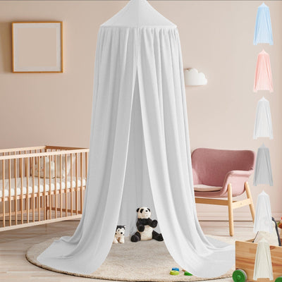 Canopy Children's Room in 6 Colors No Drilling Cotton with Sturdy Ring