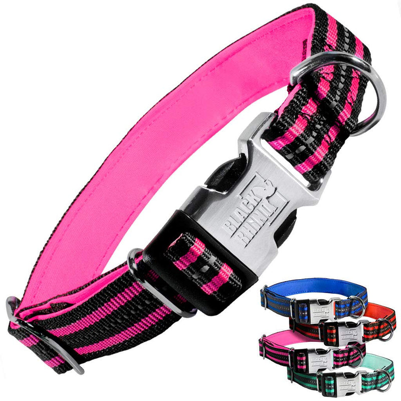 - The hybrid striped dog collar (small) for medium and large breeds, robust