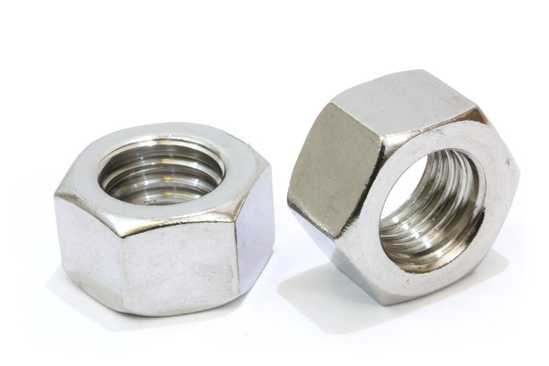 1/2"-13 Stainless Steel Hex Nuts (Pack of 100), 18-8 (304) Stainless Steel Finish Anti