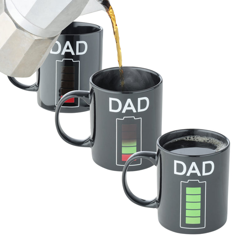 Color Changing Mugs - Heat Changing Mugs for Dad - Christmas Gifts from Daughter -