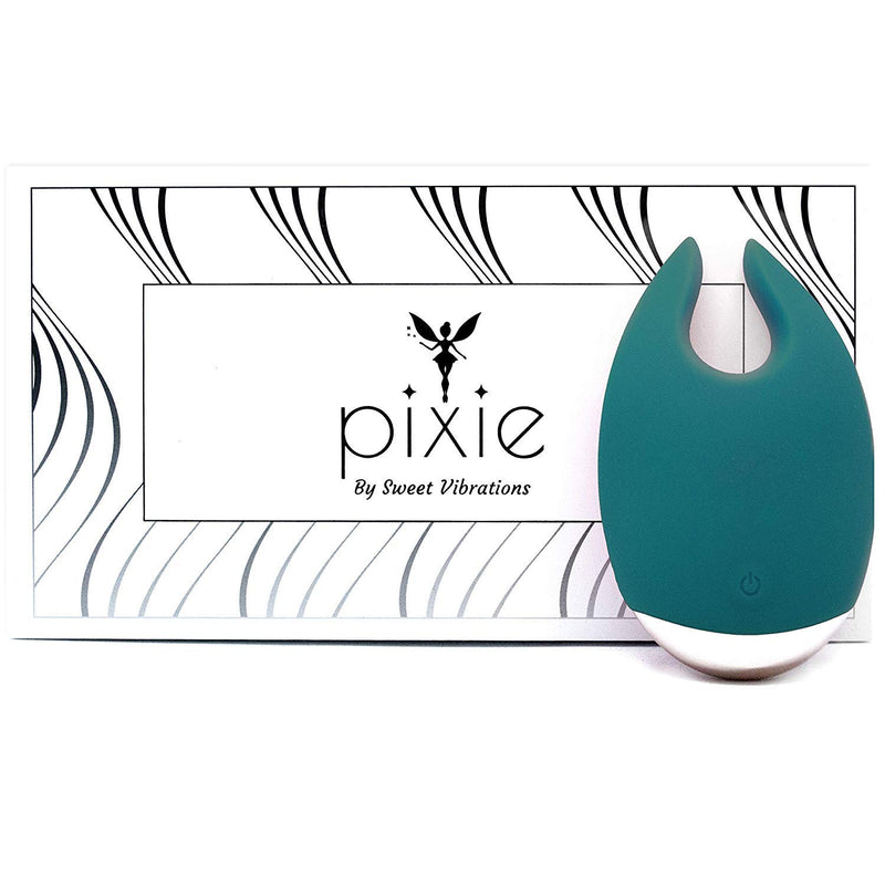 Sweet Vibes Pixie Jade mini vibrator with 10 powerful settings, waterproof