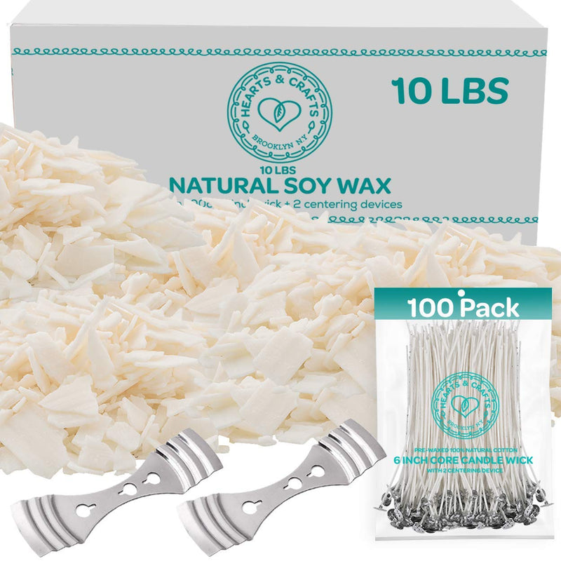 Natural Soy Wax - Wax Accessories for Candle Making - 45kg Soy Wax 100 x 15cm