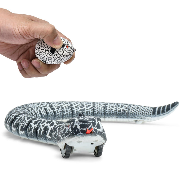 Remote controlled rattle snake, realistic robot snake toy with infrared receiver