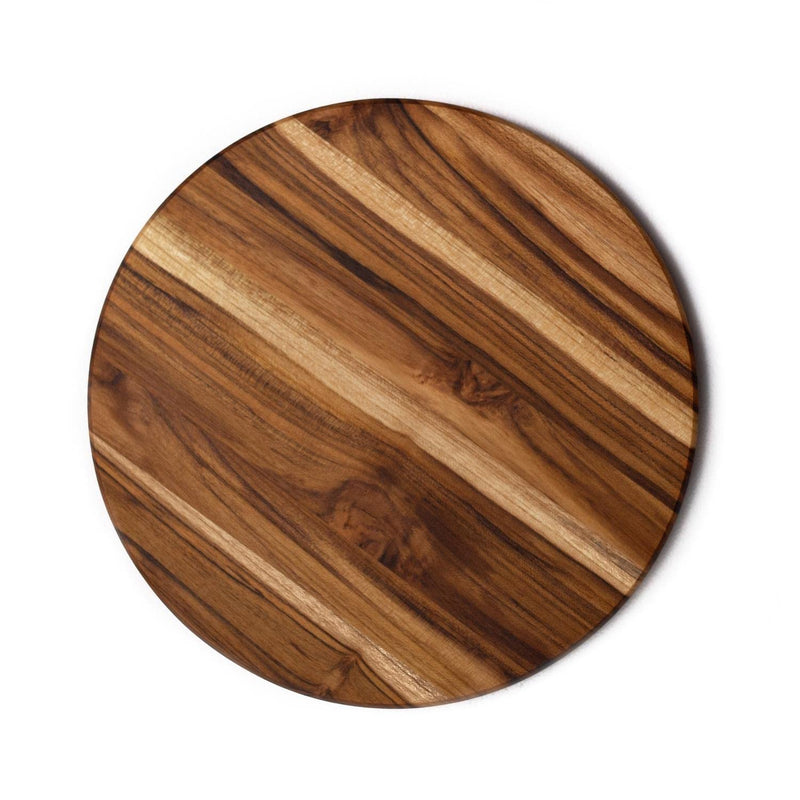 Round Teak Cutting Board - 134" Diameter - Eco-Friendly, Durable