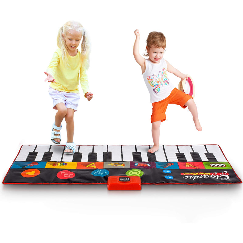 Abcotech Kids Piano Mat Giant Dance Floor Keyboard Sensory Toy Play