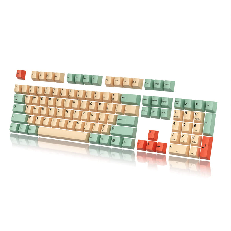 Dye Sublimation Keycaps Cherry Profile Thick PBT Keysets For Mechanical