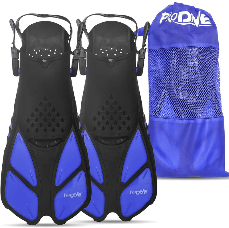 Snorkel diving fins, adjustable open heel swimming fins, short blade snorkeling