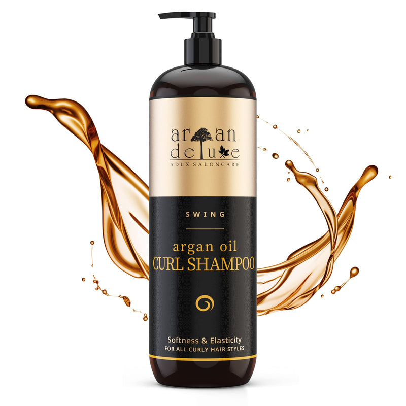 Argandeluxecurlshampoo 1000 ml hair shampoo with arganoil for supple and smooth hair