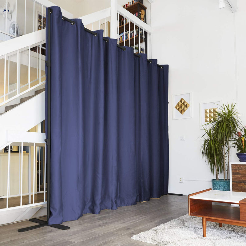 End2end Room Divider Set - Medium A, 8ft Tall x 7ft 6in - 12ft Wide, Harbor Blue