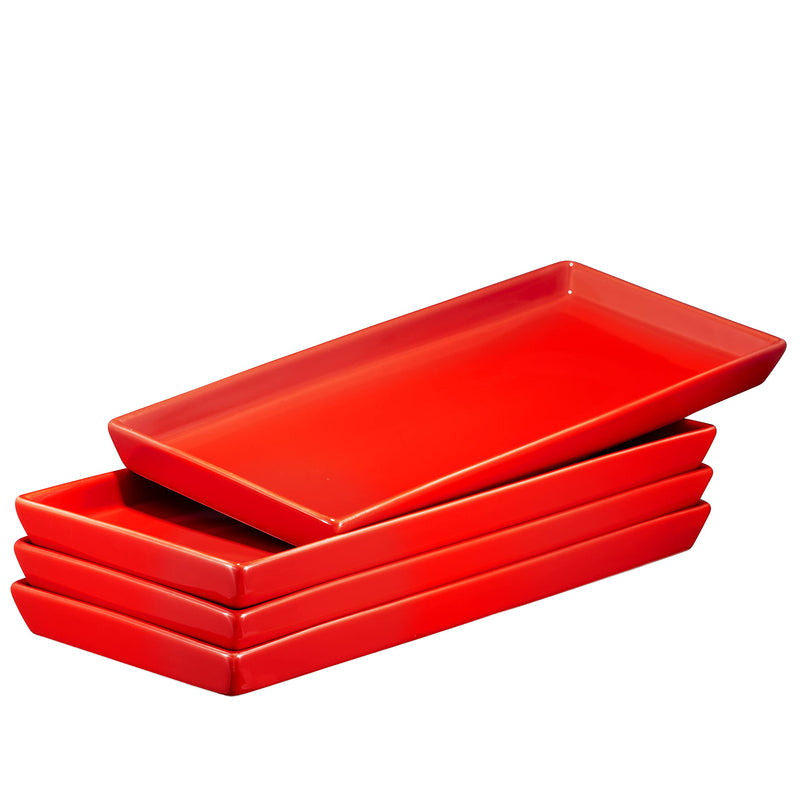 Ceramic Serving Plates (14 x 6 inch Rectangular Plates) Serving Dishes