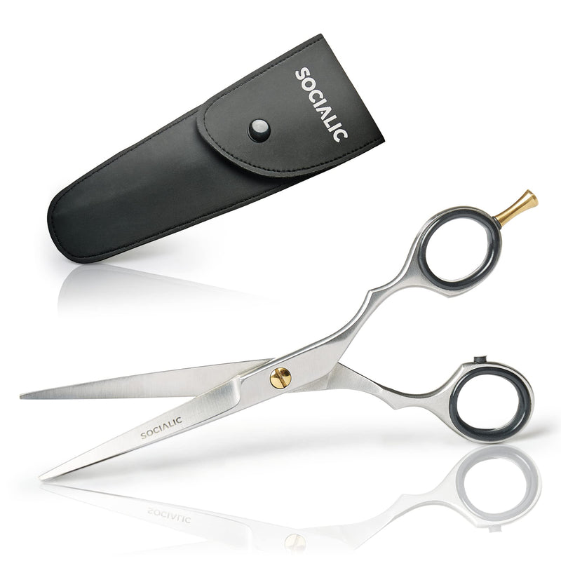 Hair Scissors Including Case Extra Sharp Hair Cutting Scissors (165 cm)