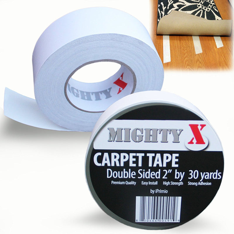 Mighty X Extra Thick Double Sided Indoor Carpet and Carpet Tape Heavy Duty Carpet