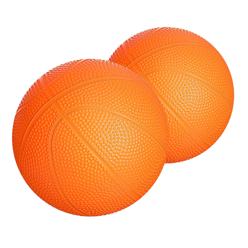 Set of 2 Kids Basketball - 6" Mini Rubber Ball for Little Tikes - Toddler