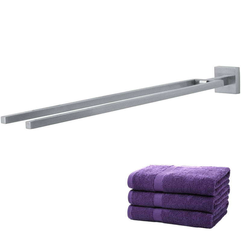 Double towel holder, towel stand, towel rail, hook bar