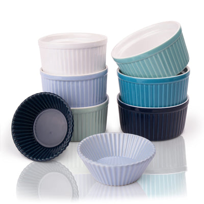 Souffl bowls and cupcake molds made of ceramic 10x souffle bowls 4x