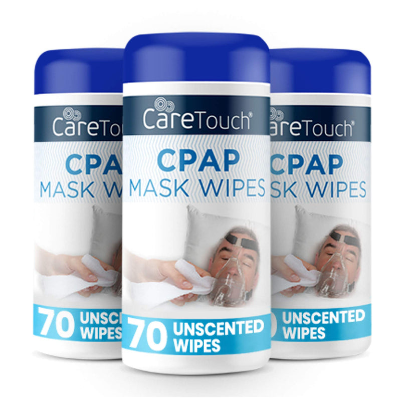 CPAP Wipes - Fragrance Free CPAP Cleaner, 3 Packs of 70 Fragrance Free CPAP Masks