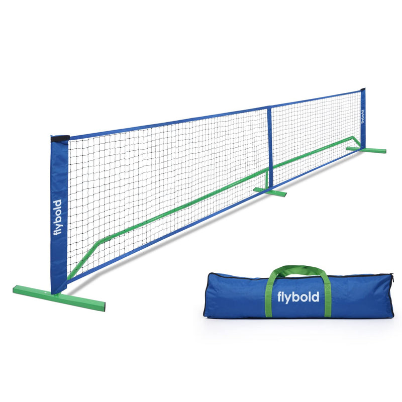 Portable pickleball net perfect for indoor and outdoor driveways