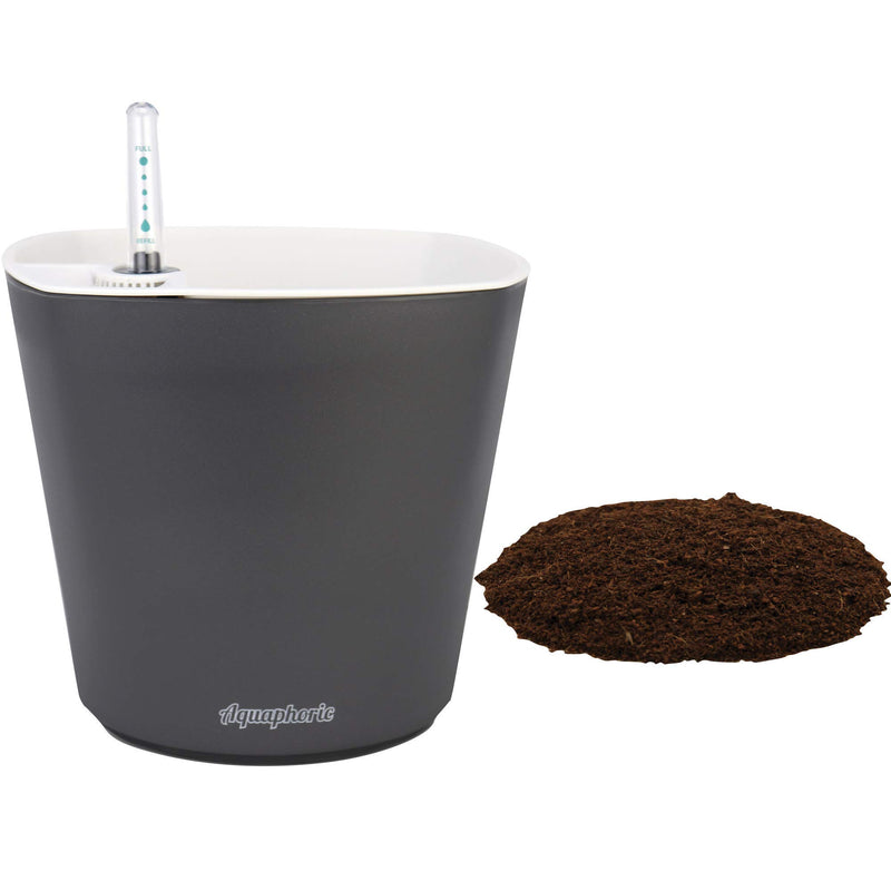 Self-Watering Aquaphoric Planter with 7 Plus Fiber Soil is foolproof for indoor use