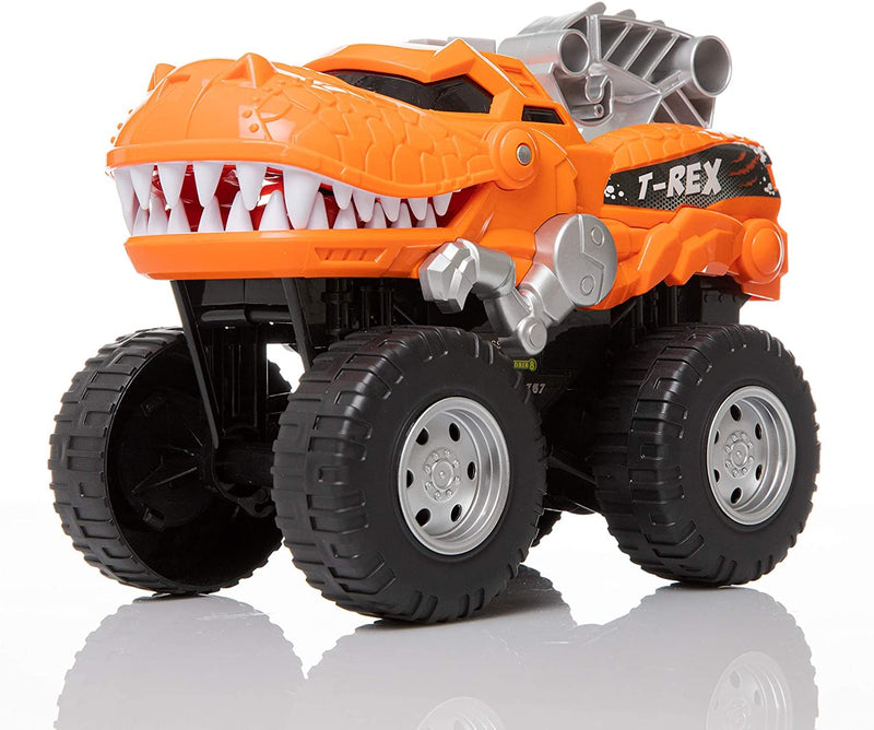 Dino Monster Truck – exciting motorized T-Rex toy for children aged 3 and up, roaring