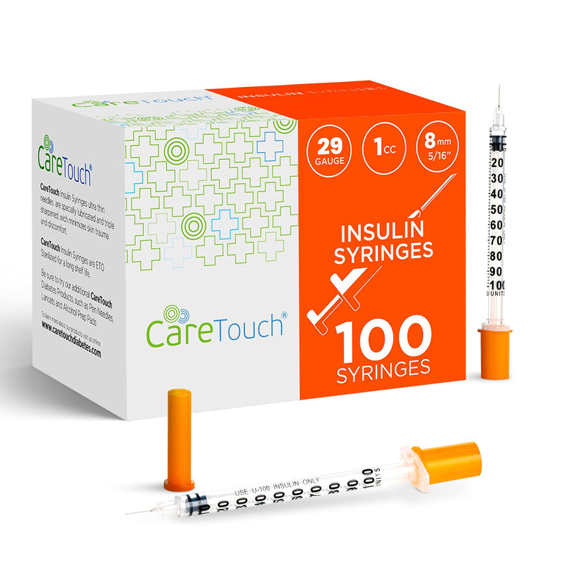 Insulin syringes 29 g 5/16" - 8 mm 1 cc