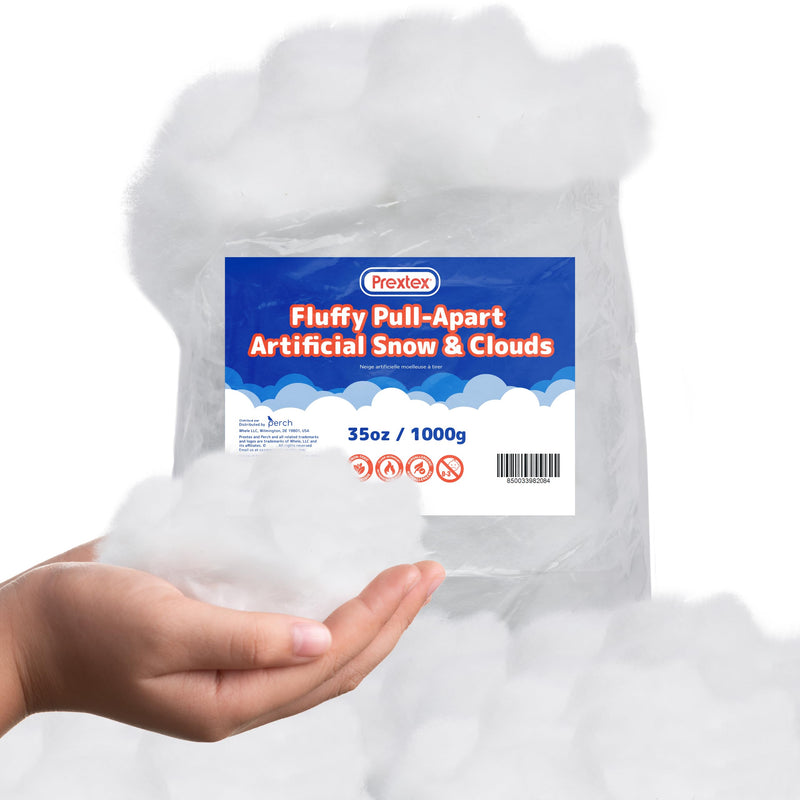 Extendable Artificial Snow 500g/175oz - Artificial Snow Decoration Clouds for Room