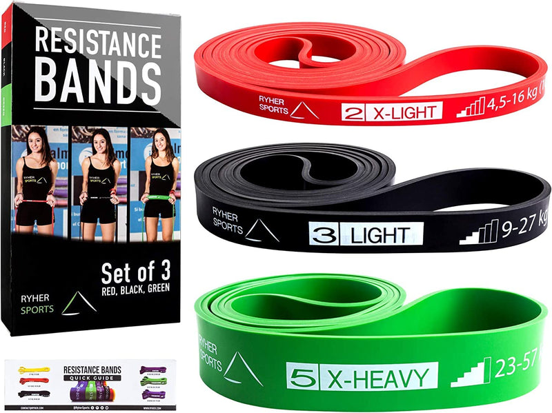 Supportive pull-up band, stretchy resistance band for fitness for pull-ups