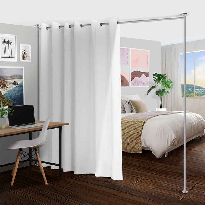 Zenfinit Curtain Divider Stand - Freestanding Vertical Room Dividers